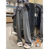Petite Women's High-Waisted Velvet Pants: Thick, Glutinous Rice Texture, Casual, Slimming, Loose, Straight & Wide Leg, Floor-Length for Autumn/Winter.