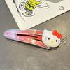 1 Pcs Red Pink Y2K Cartoon Cat Paw Hair Clip Headwear Travel Hairpins Headdress Hairclip