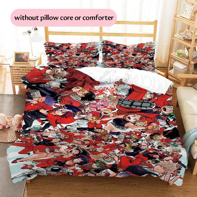 My Hero Academia Duvet Cover & Pillowcases, MHA Fan Bedroom Bedding, Perfect Gift.chl