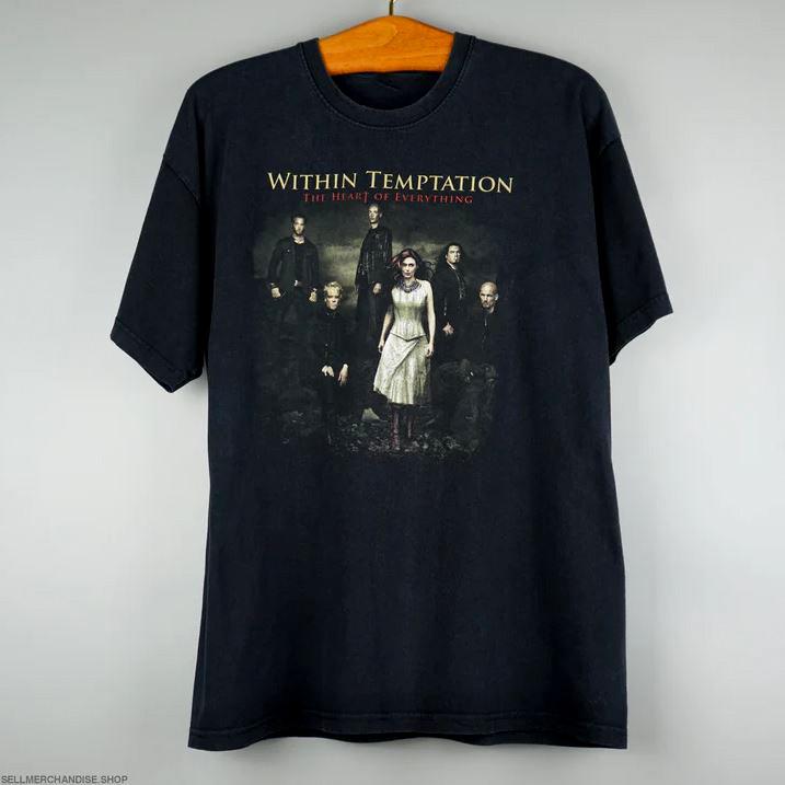 The Heart Of Everything Within Temptation T-Shirt Music Band Tee GS142 XL