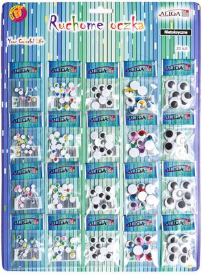 Movable Eyes 20 Sets On a Blister | MT-6400