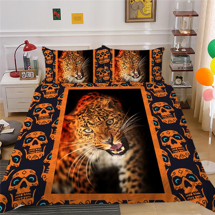 Animal Series Digital Printing Can Be Stylish Polyester Bedding Two Or Three-Piece Set