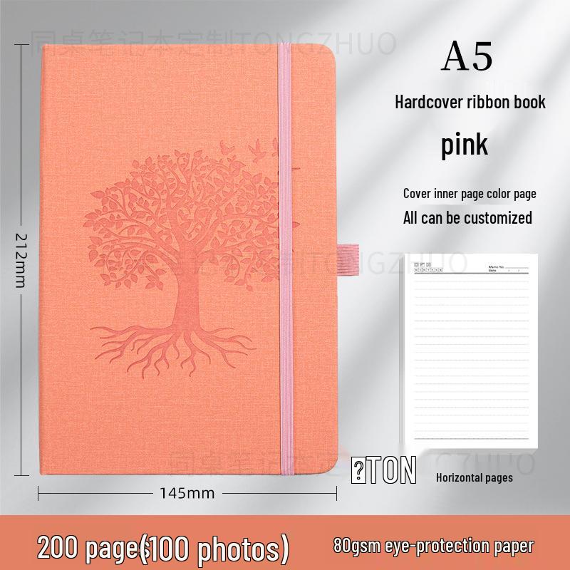 High-Value Customized A5 Notebook with Elastic Band for Business & Office