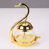 Home daily fashion creative cute Korean swan sugar cup swan seasoning can box metal creative swan with spoon