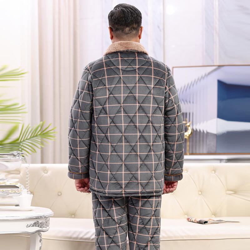 YUZHAOLIN Men's Thermal Winter Pajama Set