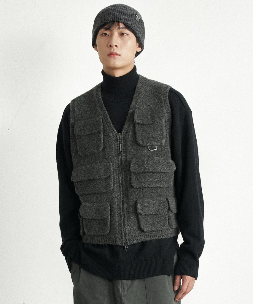 Helement Brighton Knit Vest (Charcoal)
