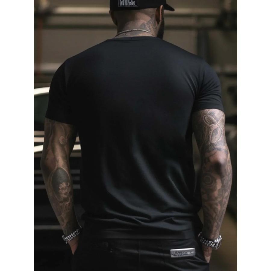 Cotton 2024Fashion Casual New York Print Men's Casual 100% Cotton Short Sleeve Spring Summer Outdoor Bros. Top T-Shirt