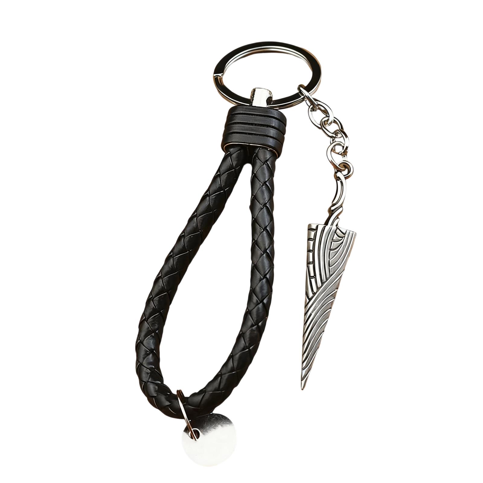 

Game Peripheral Keychain Ring Protagonist Pendant Alloy Pendant Nail Sword Bag Accessories One Size