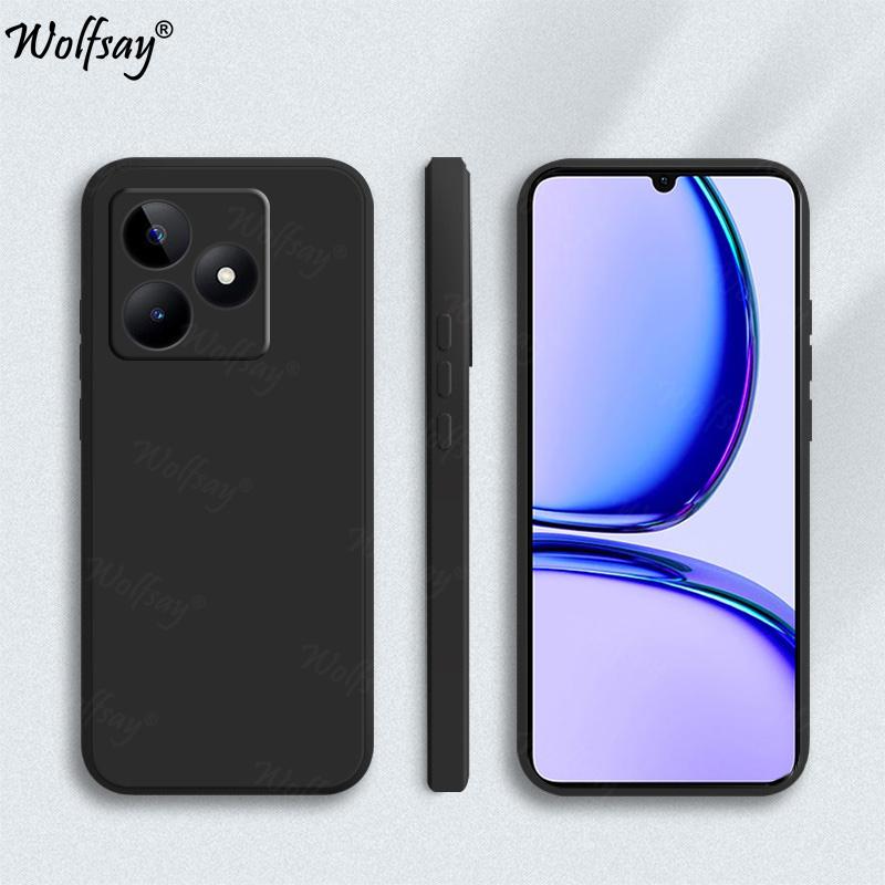 

Конфетный чехол для Realme Note 50 Чехол Противоударный ТПУ Оригинальный Жидкий Силиконовый Задний Чехол для Realme Note 50 Чехол для Realme Note 50 For Realme Note 50 чёрный