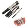 5 Pcs/Box Steel Easy Out Damaged Screw Extractor Drill Bit Guide Set Broken Bolt Remover Set
