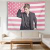 MAX Suit Pink USA Flag Tapestry Wall Art Aesthetic Bedroom Dorm Man Cave Wall Hanging for Fans