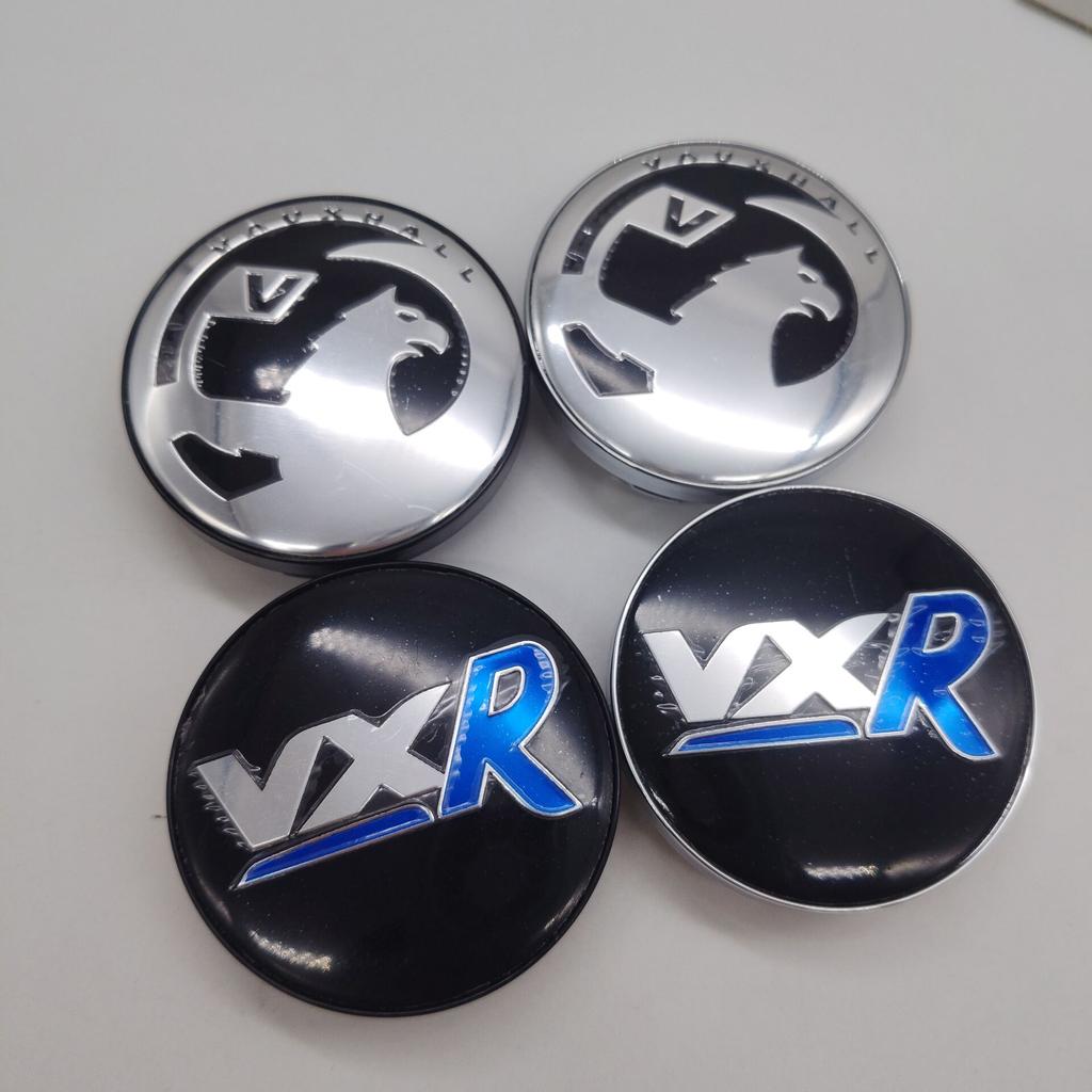 4Pcs/set 58mm With Vauxhall VXR Sticker Car Wheel Center Cap Rim Hub Caps Dustproof Cover Modification Replacement Accessories