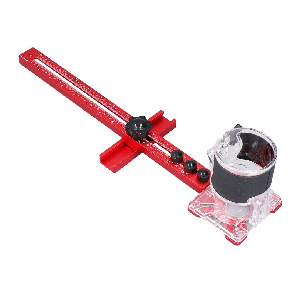 Router Milling Groove Bracket 4 in 1 Cabinet Hardware Jig Circle Cutting Guide Adjustable Woodworkin