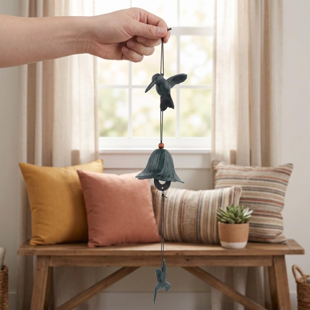 16.54in Hanging Wind Chimes Metal Outdoor Wind Decor Yard Wind Chimes Patio Ornament