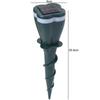 Ultrasonic Gopher Repellent Waterproof Groundhog Deterrent Solar Powered Mole Repellent  Farmland