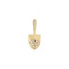 Trendy Design Sense Niche Gold Shovel Shining Diamond Brooch Women'S Exquisite High Sense Anti-Light Accessories Pin Brooch