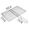 New Iron Barbecue Net Silvery Barbecue Vegetable Clip Iron Mesh Clamp Barbecue