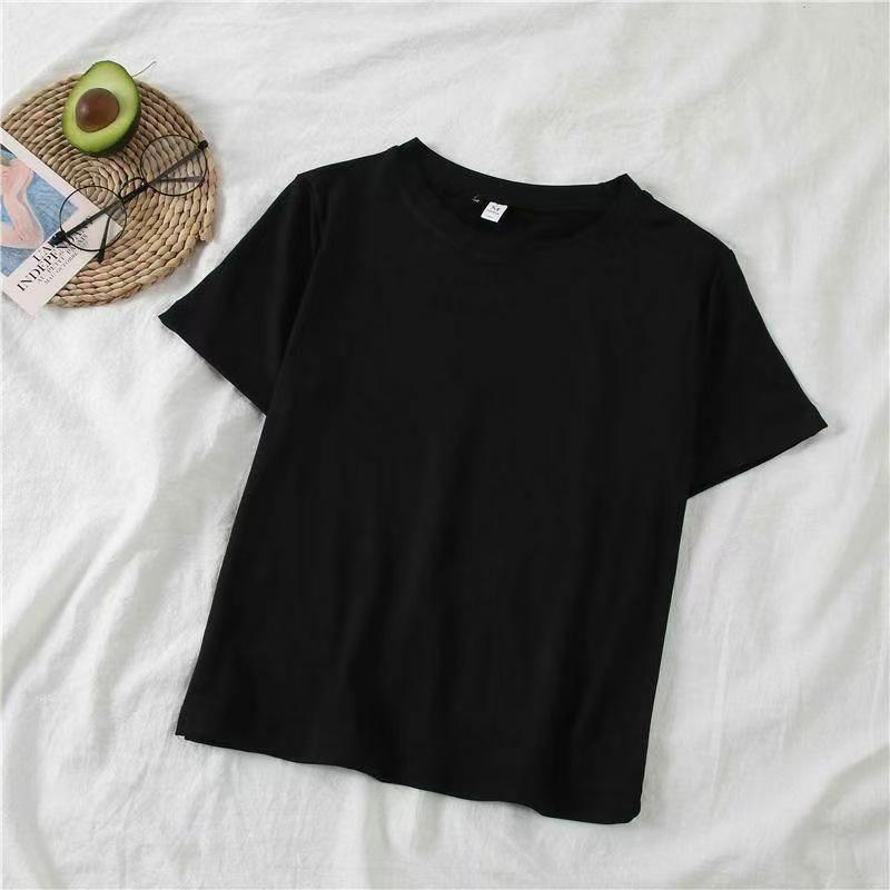 Korean Chic Petite Two-Piece Set: Short Sleeve & Wide-Leg Pants for Women