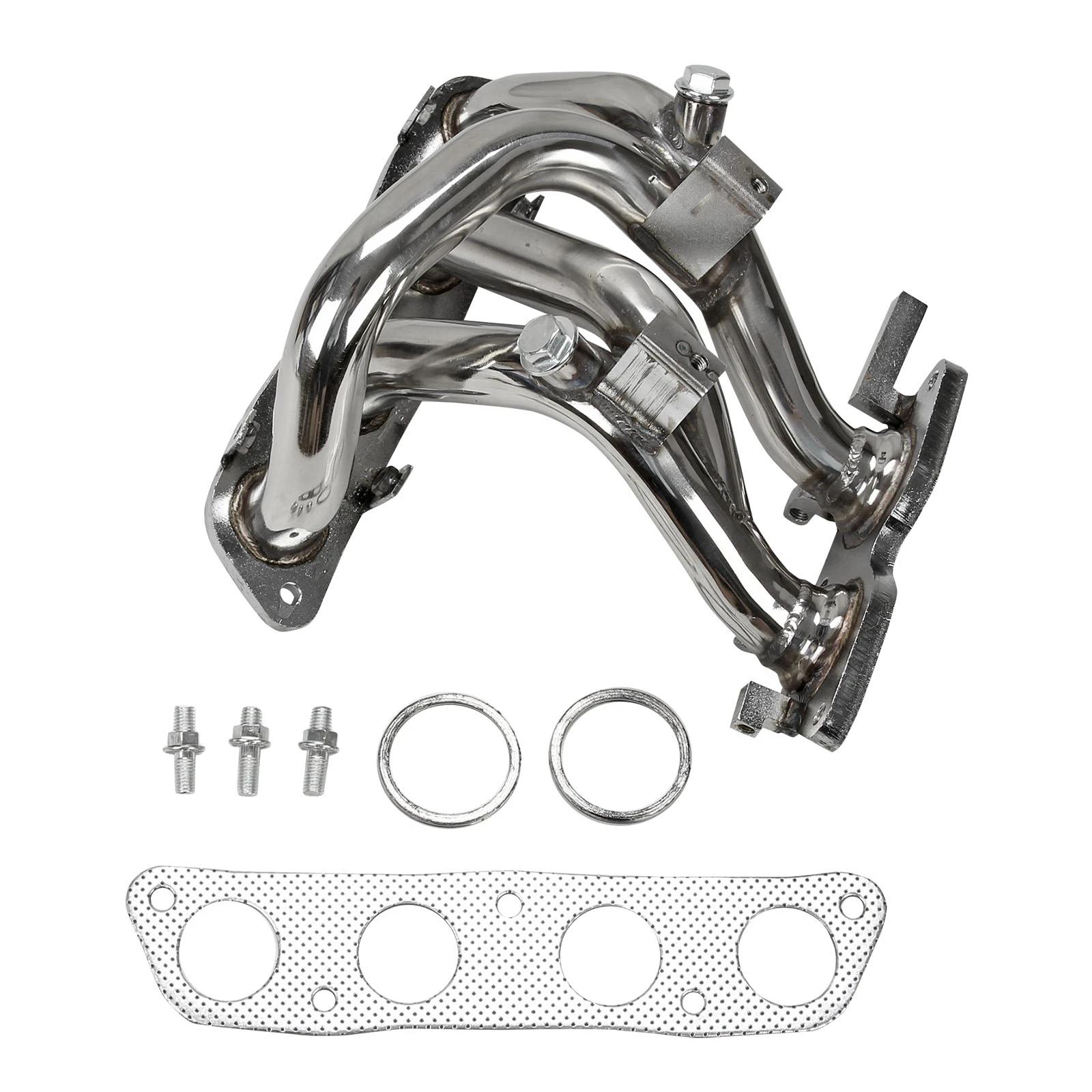 1.8L DOHC 4 Cylinder Engines Exhaust Manifold DIY Modify Stainless Steel For 1999-2007 Toyota MRS MR2 Spyder серебряный