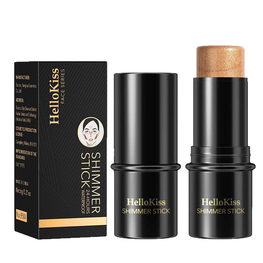 Highlight Grooming Stick, Brightening Shadow Primer Pearlescent Aegyo Saliva Blush Contour Stick Bronzer