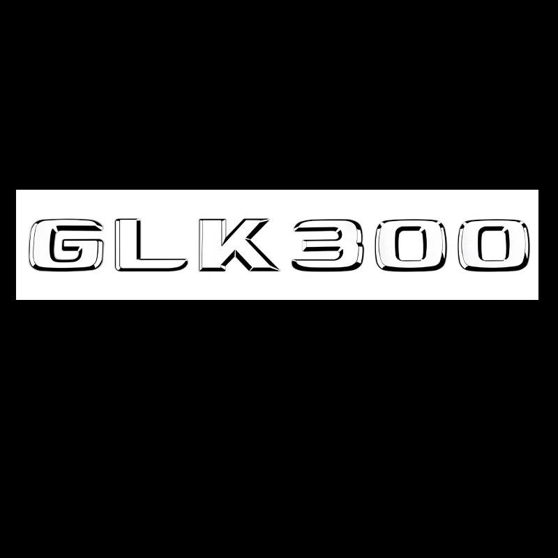 BKS2 3D Car Tail Trunk Letter car sticker GLK200 GLK220 GLK250 GLK260 GLK300 GLK350 Emblem Sticker Mercedes Benz GLK W204 X204