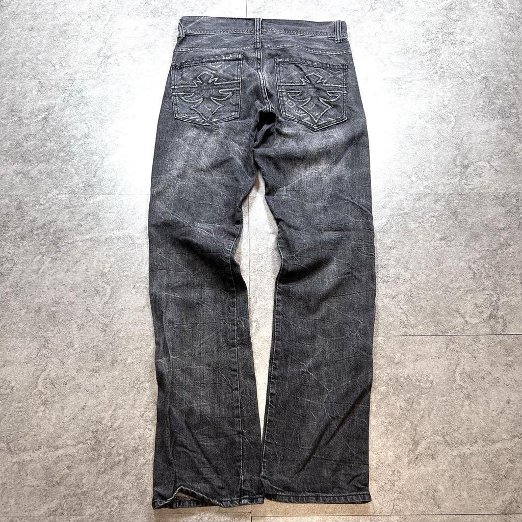 [USED] 00sarchiveRoodThree/Back Design Denim Pants/Cloth