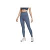 Nike Sports Lifestyle Series Logo Breathable Training Slim Fit Yoga Pants Women Pants Blue DV9021-491