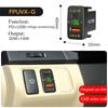 QC PD 3.0 USB Car Charger Auto Mobile Phone Charger Adapter Fast Charging LED Voltage Display for Toyota Series