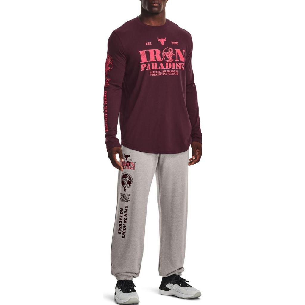 Under Armour FW22 T Shirt Men's Burgundy 1373762-600