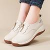 Damen Plateau Loafers Mokassins Casual Slipper Dicke Sohle Elevator Shake Schuhe für Mutter Übergröße