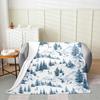 Christmas Flannel Fleece Throw Blanket Xmas Theme Fuzzy Blanket Throw for Kids Boys Girls Teens Bedroom Decor Black African