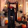 Halloween Shawl Velvet Fabric Demon Angel Costume Cloak Easy Strap Faux Feather Collar Halloween Cosplay Cloak