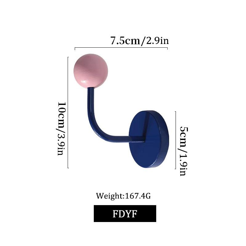 Home Refrigerator Strong Magnetic Hook No-punch Traceless Decoration Powerful Door Magnet Hanger for Key Coat Bag Towel Holder