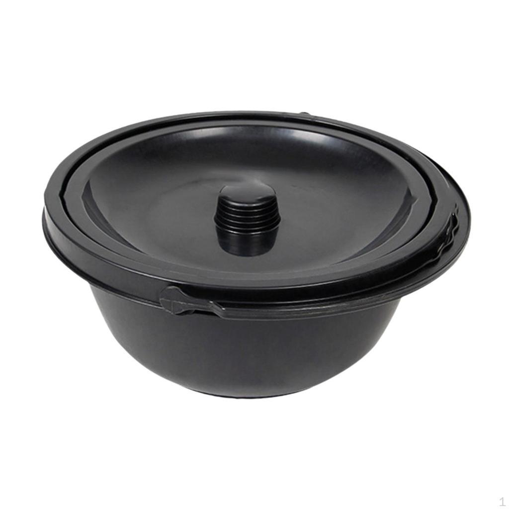 Chamber Pot Bedside Commode Bucket Thickened Toilet Urinal for Travel Car Bedroom