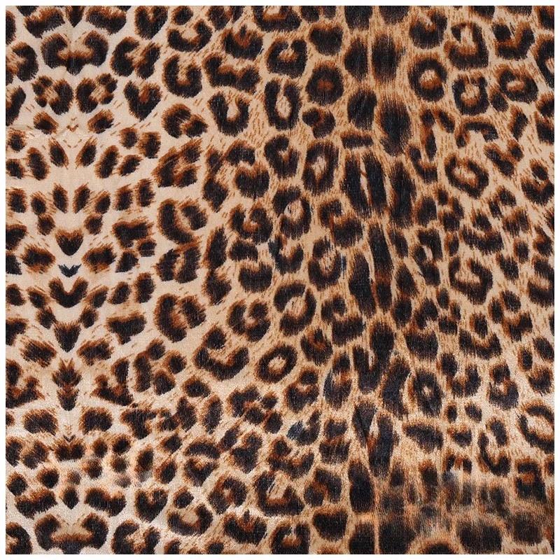 100x150cm Zlatá sametová látka se zvířecím potiskem Tygr Leopard Zebra Potisk Látka na pohovku Hračky Látka na společenské oblečení