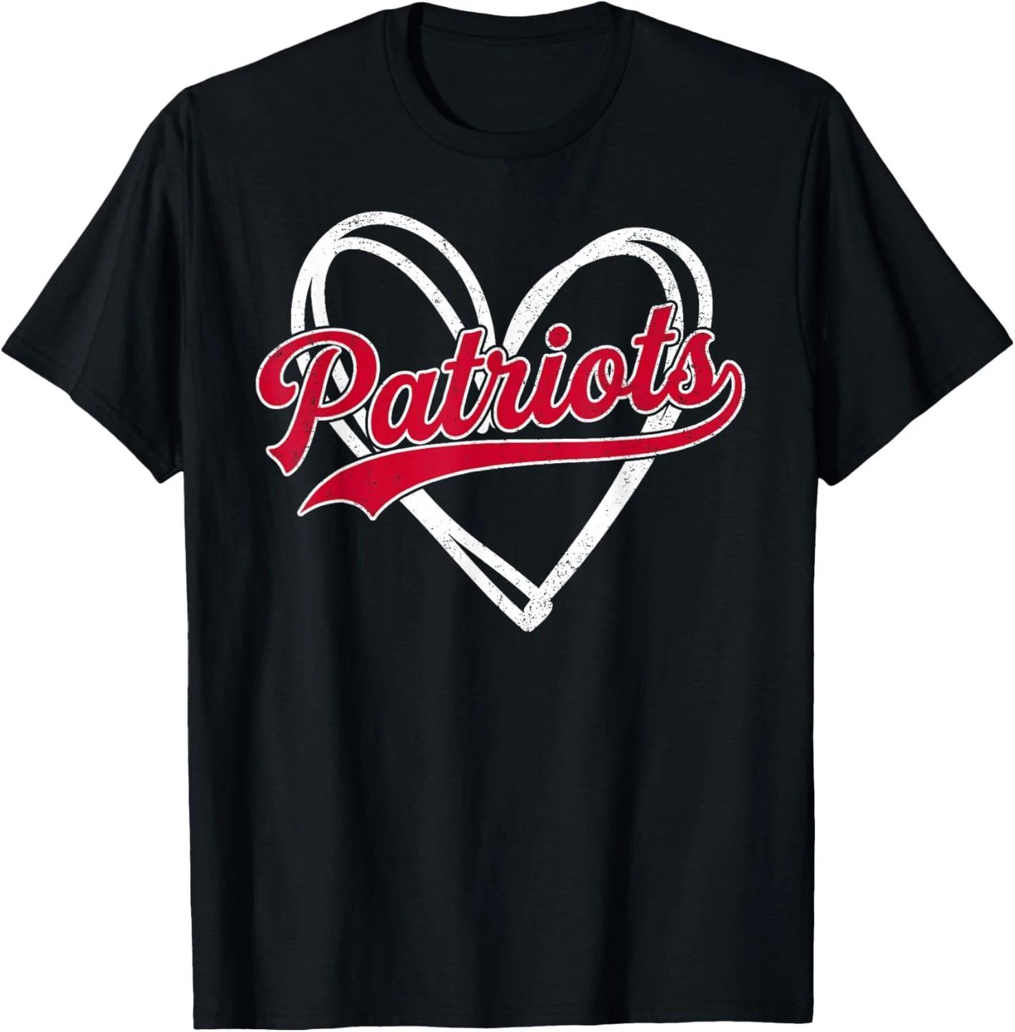 Vintage Patriot Vintage Heart Love Design Men Women Funny Gift Unisex T-Shirt S