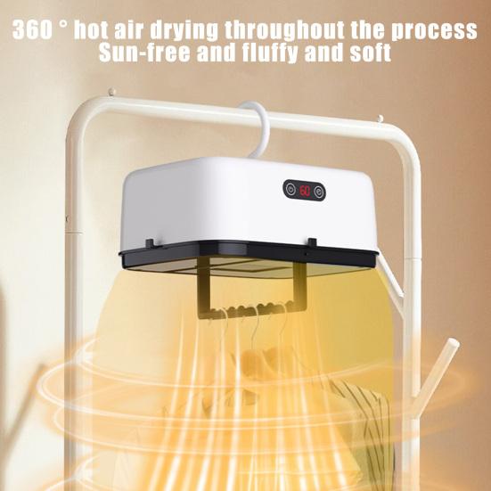 Mini Foldable Dryer Intelligent Timed Fast Drying Household Cabinet with Drying Bag Coat Clothes Dryer for Home Business Trips Dormitory