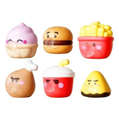 Interactive Squeeze Toy Ice Cream Burger Bubble Popper Stress Relief Toy For Adults Kids Desk Decors