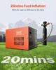 VEVOR PCP Air Compressor, 4500PSI/30Mpa Portable PCP Airgun Compressor with Built-in Converter & Fan Cooling System