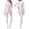 Stage Dance Solid Color Costume Performance Costume Tights With Hands And Feet High Collar Clothing