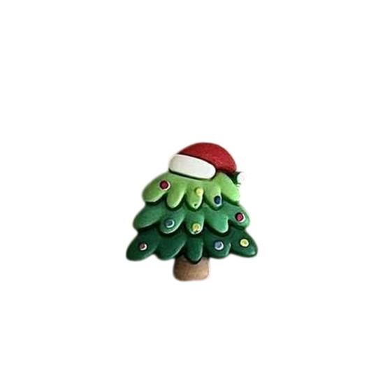 Christmas Tree Refrigerator Magnets 7Pcs/Set Mini Magnet, Xmas Shape Magnetic Home Decor Fridge Decorative Magnet for Whiteboard Locker Door