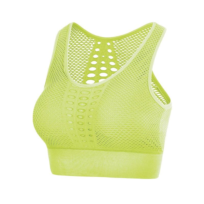 Yaz Hollow Out Dikişsiz Spor Sütyeni Yoga Üstü Kadın Giyim Düz Rahat Yoga Atlet Üstleri Kadın Koşu Fitness İç Çamaşırı Yoga Yeleği Bayan 24413