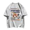 T-shirt Pokémon King Carp Print Street Summer 2026 Casual Cotton Top Japanese Urban Style Daily Short-sleeved Top