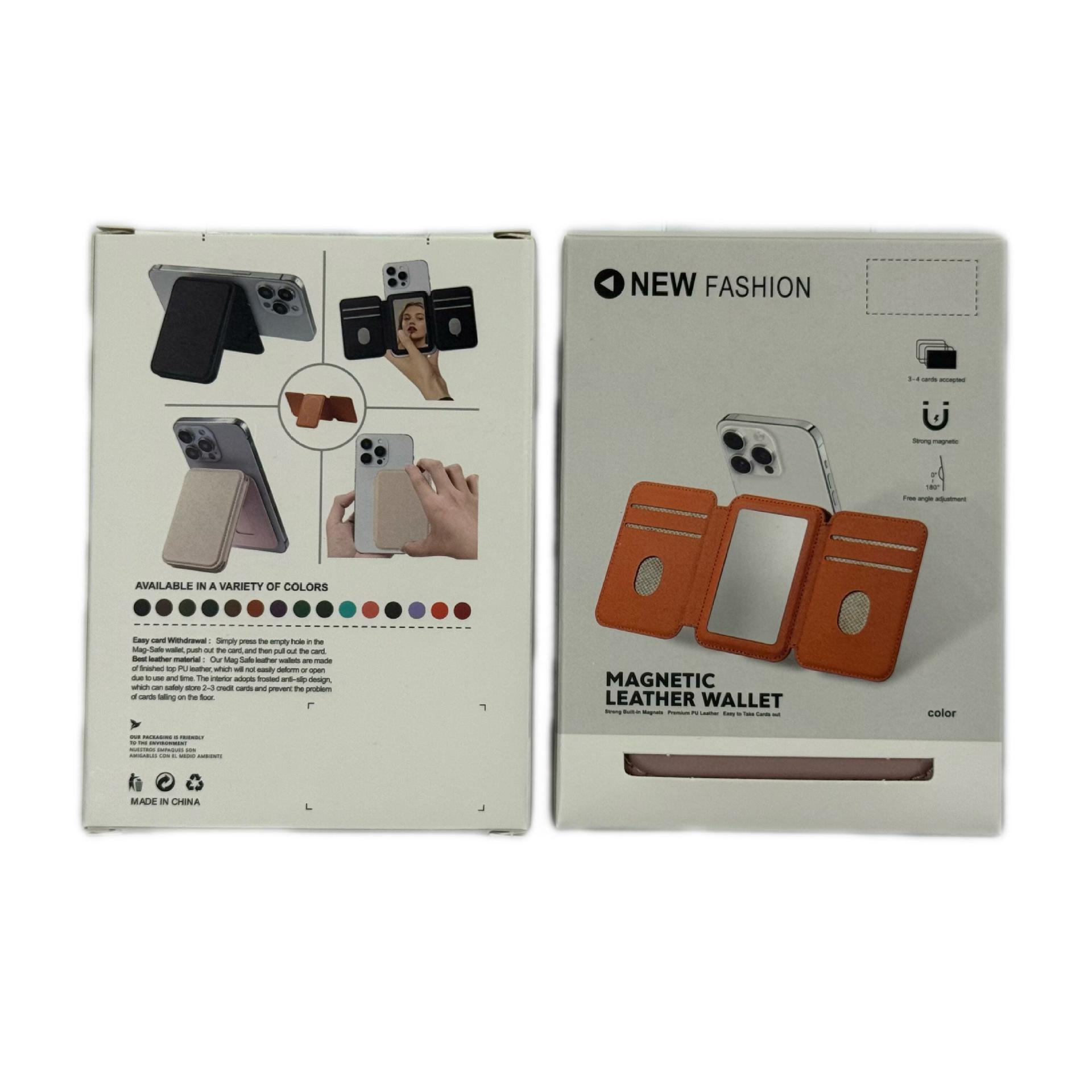 

Заграничный магнитный держатель для карт и зеркало для макияжа с RFID-защитой для 17Proma Magnetic Card Holder with 22 Magnets