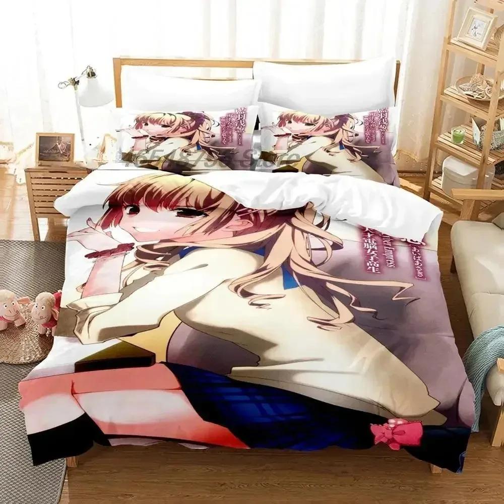 Fashion STRIKE THE BLOOD Bedding Set Single Twin Full Queen King Size Bed Set Adult Kid Bedroom Duvet Cover Sets 3D Print Anime