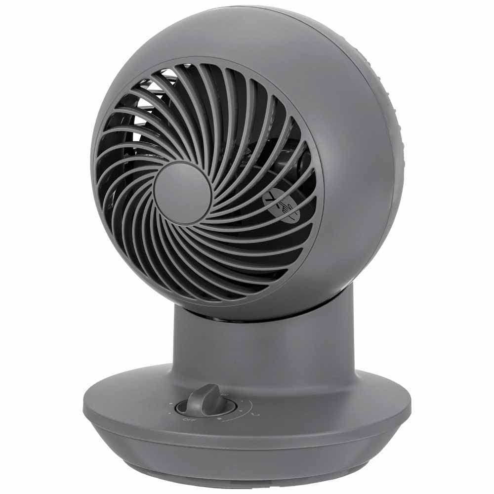 

Iris Ohyama Circulator Mini 8 tatami left and right air volume downward air Gray Fan, mats, swing, 3-step adjustment, quiet, powerful, blower, сірий колір