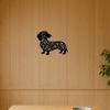 Dachshund Metal Wall Art Outdoor Garden Decor Weather Resistant
