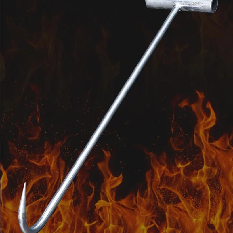 1Pcs Stainless Steel T Hooks T-Handle Meat Boning Hook for Kitchen Butcher Shop Restaurant BBQ Tool