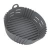 Fryer Silicone Liner Heat Resistant Elastic Washable Food Grade Reusable Fryer Basket for Cooking