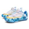Children'S Football Shoes Tf Broken Nails Artificial Turf Boys And Girls Rotating Buckle Leather Feet Mandarin Duck Game Training Shoes